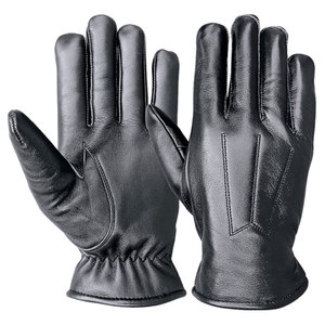 Guantes de Cuero Vacuno de Dedo Completo con Logotipo Personalizado, Pantalla Táctil y Detección de Agujas, Diseño Térmico Ecológico - MAKUM MK-DG-23 - Product Image 1