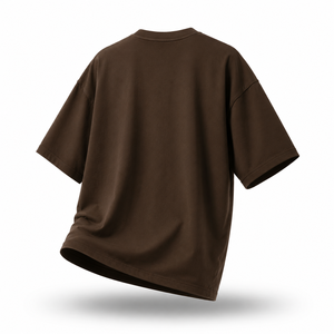 T-shirt d'Halloween pour homme, coupe oversize, en coton marron, avec imprimé graphique Jack O'Lantern, citrouille, chauve-souris, chapeau de sorcière, manches courtes, décontracté - Product Image 3