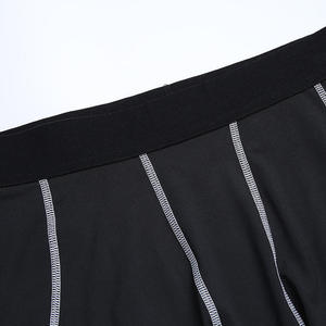Shorts de sport personnalisés avec poches, extensibles, à séchage rapide, compression ajustée, longueur genou, coupe slim, pour hommes, écologiques - Product Image 6