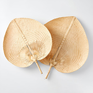 Abanicos de bambú trenzados para invitados, accesorios para fiestas de boda, precio de fábrica, abanico de mano. - Product Image 3