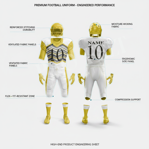 Uniformes de football américain pour hommes, tendance, confortables, personnalisés, imprimés par sublimation, pour équipes sportives d'extérieur, vente chaude - Product Image 2
