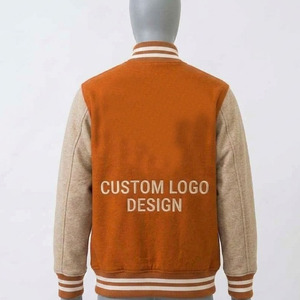 2026 Premium Custom Autumn Casual <b>Varsity</b> <b>Jacket</b>-Woven Stand Collar Zipper Front 100% Cotton Men's <b>Jackets</b> - Product Image 4