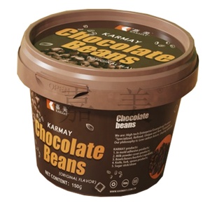 Envase de plástico hermético para bombones de chocolate en forma de bola de malta, con tapa, en cubeta, 150ml 350ml 500ml 5OZ 12OZ 16OZ IML - Product Image 3