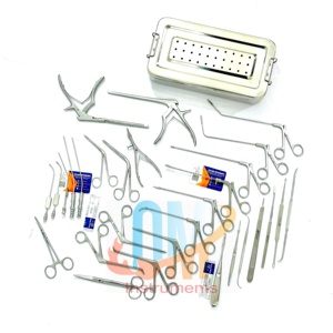 Ensemble d'instruments de chirurgie endoscopique des sinus OldMed, instruments FESS, source d'alimentation manuelle, acier inoxydable de qualité médicale, haute qualité - Product Image 1