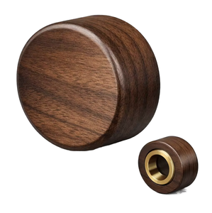 Poignée en bois pour meubles, tiroirs, armoires, placards, finition naturelle, pour cuisine, chambre et bureau, rangement et décoration - Product Image 1