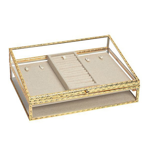 Luxury Metal Jewelry Storage <b>Box</b> Handcrafted <b>Keepsake</b> Organizer for Rings Necklaces and Precious Items - Product Image 4