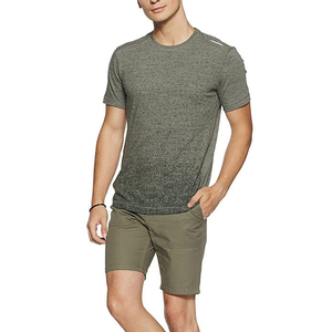 Classic Design Elastic <b>Stretch</b> T Shirts For <b>Men</b> Best Material Fitted Gym Workout Top Breathable Sports Activewear T Shirts - Product Image 5
