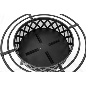 Portable Eco-Friendly Stainless Steel <b>Fire</b> <b>Pit</b> BBQ for Overland & Camping Trucks Wall Mount <b>Table</b> Use - Product Image 4