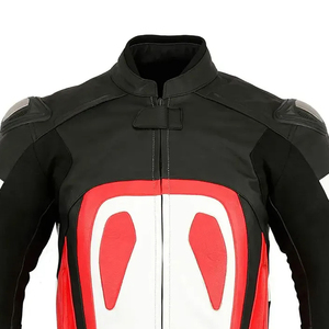 Professional Motorcycle <b>Racing</b> <b>Jacket</b> Leather Biker Gear with Protective Padding for Road and Track - Product Image 6