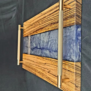 Decorative Wood Resin Storage Tray <b>Mini</b> Indian Unique Fabulous Design Home Hotel Restaurant Bathroom Foldable Portable Classic - Product Image 1