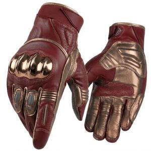 Gants de moto en cuir optimisés pour l'été, perforés et respirants, compatibles écran tactile, pour le marché américain et européen – Qualité supérieure - Product Image 2