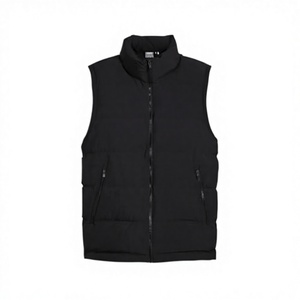 Gilet matelassé léger et chaud pour homme avec logo personnalisé, sans manches, pour l'extérieur, décontracté, OEM ODM - Product Image 2
