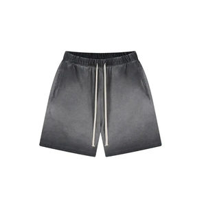 Shorts Homme Décontractés en Coton Délavé à l'Acide Coupe Droite pour l'Été 2026 – Idéal pour la Course et le Streetwear – Modèle OEM Personnalisé - Product Image 1