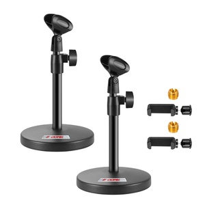 Soporte de Micrófono 5Core 3 en 1 de Escritorio, 2 Soportes Ajustables de 13.5 Pulgadas con Abrazadera para Teléfono - Product Image 1