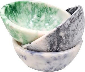 Handmade Carved Resin Salad Bowl Home Restaurant Party Use Customizable Size/Color/Shape Eco-Friendly Durable <b>Food</b> Grade - Product Image 5