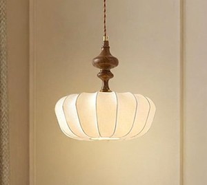 Lámpara Colgante de Hierro Estilo Moderno de Mediados de Siglo, Pantalla de Tela, Montaje en Techo, Decoración para Sala de Estar, Hecha a Mano, Ecológica, para Diwali - Product Image 2
