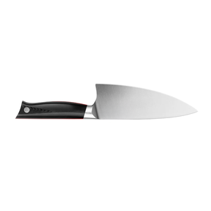 Couteaux de chef professionnels avec lame large en acier inoxydable, manche ergonomique noir pour la cuisine, la découpe de viande, les légumes et les aliments - Product Image 3