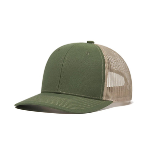 Casquette de camionneur en jean personnalisée style délavé avec patch brodé, non structurée, en maille de mousse, effet usé - Product Image 1