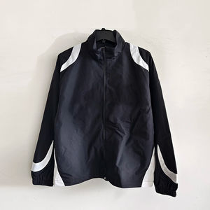 Nuevo Conjunto de Chaqueta y Pantalón Cortavientos de Nailon Tejido con Logotipo Personalizado OEM 2026, Conjunto de Dos Piezas para Hombre, Ropa Casual - Product Image 2