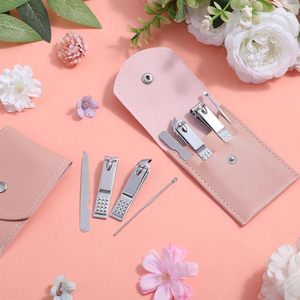 New Arrival Pocket <b>Nail</b> Care Set Precision Clippers <b>Nail</b> File Ear Cleaner Compact with Beauty Grooming Pouch - Product Image 4