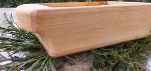 Wooden Butter Dish With Lid Natural Finish Butter <b>Storage</b> Container For <b>Kitchen</b> Dining Table Elegant Serveware From India - Product Image 4