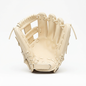Gant de baseball en cuir de haute qualité, modèle H-Web, pour droitier, doigts entièrement couverts, fermeture auto-agrippante, adulte, toutes saisons - Product Image 4