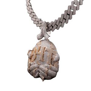 B4T personalizado Moissanite diamante colgante estilo Hip Hop joyería para fiestas bodas y regalos - Product Image 3