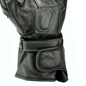 Guantes de Carreras de Cuero de Dedo Completo con Protección de Palma, Transpirables, con Cierre de Gancho y Bucle para Uso en Exteriores - Product Image 6