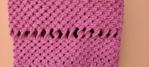 Sac à bandoulière unisexe en crochet fait main, style bohème, léger, tricoté, sac fourre-tout, doublure en polyester, ouvert, été, extérieur, 1L - Product Image 4