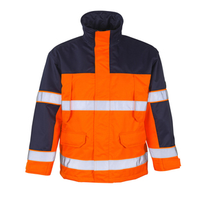 Mens Reflective High Visibility Waterproof Safety <b>Work</b> <b>Jacket</b> for <b>Construction</b> Outdoor Protection - Product Image 3