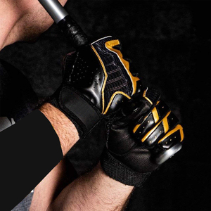 Gants de baseball confortables en cuir noir antidérapants à haute adhérence avec logo personnalisé pour softball - Product Image 6