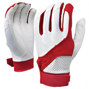 Guantes de Bateo Unisex de Diseño Clásico, Material de Cuero Genuino de Alta Calidad, Precio al por Mayor, Color Personalizado - Product Image 3