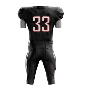 Uniforme de football américain de qualité supérieure, réfléchissant, respirant, design extérieur personnalisé, 25 ensembles MOQ, 100% polyester, sur mesure - Product Image 5