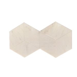 Piastrelle Esagonali in Marmo Bianco Lucidato, Pietra Naturale per Pareti e Pavimenti, Piastrelle in Marmo di Qualità Premium - Product Image 6