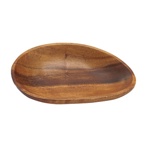 Tazón de Madera de Acacia Natural MANYO, con Hermosa Textura, Seguro para Niños, Ecológico, Vajilla de Madera Duradera para Decoración de Cocina y Hogar - Product Image 1