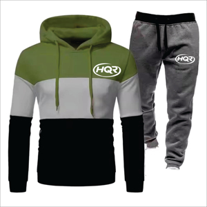 Custom Eco-Friendly Printed <b>Hoodie</b> and Sweatpants Set Tracksuit Jogger Autumn Winter Heavyweight 100% Cotton Fleece Men - Product Image 1