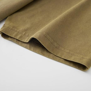 T-shirt délavé à l'acide avec marbrure gris clair sur toute la surface, coupe classique, mélange de coton doux, col rond, manches courtes - Product Image 2