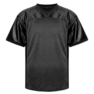 เสื้อฟุตบอลคอวี ยูนิเซ็กซ์ แขนสั้น ผ้าตาข่ายระบายเหงื่อ โพลีเอสเตอร์ 100% สีพื้น ทรงปกติสำหรับผู้ใหญ่ ใส่ได้ทุกฤดู - Product Image 5