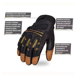 Guantes Mecánicos Resistentes y Ligeros con Costuras Duraderas y Diseño Transpirable - Product Image 4