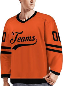 Jersey de Hockey Personalizable, Nuevo, Multicolor, Transpirable, Último Diseño, Sublimación, Bordado, en Blanco, OEM, Ropa de Hockey sobre Hielo - Product Image 5