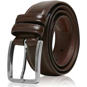 Cinturón Unisex de Moda con Hebilla de Acero, de Cuero Vacuno Vintage, Impermeable, para Jeans/Pantalones/Vestidos, Formal, Ecológico y Duradero - Product Image 4