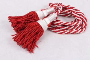 Cordones de Borlas, Cordón Hueco de Ganchillo, Hilo Trenzado Recubierto para Prendas, Bolsos y Cortinas - Product Image 4