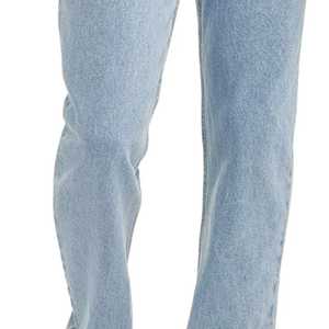 Jean en denim pour homme, coupe droite, extensible, décontracté, confortable, style moderne, 100 % coton, taille mi-haute - Product Image 4