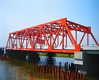 Pont préfabriqué en structure métallique pour autoroute, classe I, à simple travée, portant de 9 à 60 mètres, personnalisable, garantie de plus de 5 ans, Hebei
