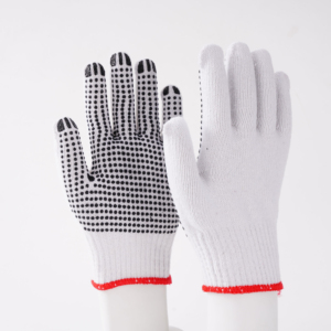 High Quality New 2026 PVC Dotted Cotton <b>Gloves</b> 10mil Thick <b>Silicone</b>-free for Automotive Detailing and Maintenance OEM Service - Product Image 6