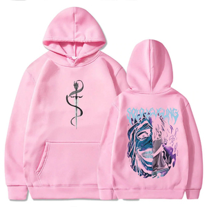 Custom colorful graphic fleece pullover cozy winter wear women printed <b>hoodies</b> <b>trendy</b> casual fashion women printed <b>hoodies</b> - Product Image 4