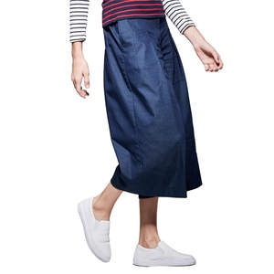 Pantalones Anchos de Cintura Media Elástica y Transpirables para Mujer, con Bolsillos, Estilo Casual de Primavera, ODM - Product Image 2