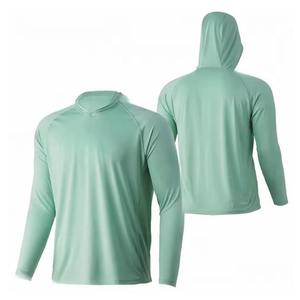 Sudadera con Capucha de Pesca de Manga Larga de Microfibra de Alta Calidad, Lisa, con Protección UV, de Secado Rápido, Transpirable - Product Image 2