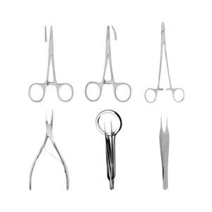 Kit de soins des griffes pour petits animaux, 6 pièces, pour interventions chirurgicales, instruments vétérinaires à faible MOQ, prix abordable - Product Image 1