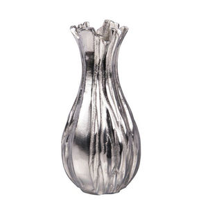 Vase trompette en métal fait main, finition dorée, style classique moderne, pour décoration de table d'anniversaire, grand vase à fleurs - Product Image 4